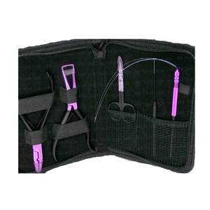 Offre Spéciale Logo personnalisé Micro Ring Hair Extension Placers 5 pièces Kit d'outils d'extension de cheveux CE ISO approuvé Échantillon gratuit en acier - Product Image 2