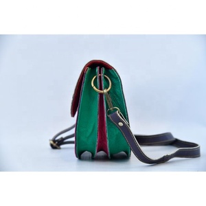 Sac à bandoulière en cuir véritable de haute qualité pour femmes sac à main de créateur de luxe sangle unique Portable Style bohème chaînes décorées - Product Image 3