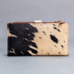 Hot sale females clutches <b>wallet</b> long zipper Genuine Leather <b>wallet</b> for women coin purses <b>ladies</b> with wristlet Large Capacity - Product Image 5