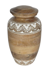 Urna de cremación de madera para cenizas humanos - Product Image 2