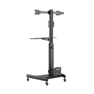 Station de travail ergonomique pour ordinateur portable et PC, réglable en hauteur, avec double écran, pour travailler assis ou <span class=keywords><strong>debout</strong></span> - Product Image 4