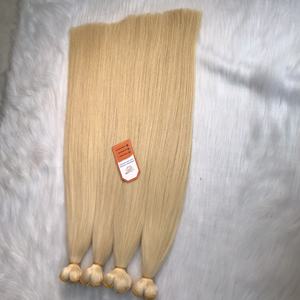 Blonde Vietnamien Remy Extensions de Cheveux Humains 100g Toutes Les Couleurs Convient Grand Stock Expédition Rapide Réel Trame Bundle de Cheveux - Product Image 2