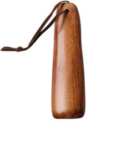 Klaxon en bois de la meilleure qualité ceinture suspendue en cuir fait main mini chausse-pied en bois fournisseur de gros fait main - Product Image 3