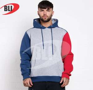 Pulls à capuche personnalisés pour hommes imprimés avec Puff Technique Chip Price Coupe régulière pour la saison d'hiver en tissu polaire - Product Image 2