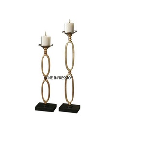 New Arrival Unique <b>Set</b> of 5 Gold Plated Attractive Metal Candle Holder Made up of High Standard Quality Material From India - Product Image 4