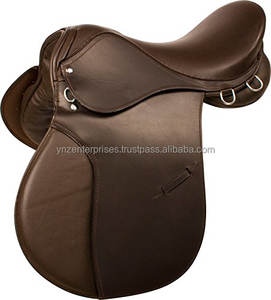 Silla de Montar Inglesa Multiusos Y&Z Premium de Cuero para Adultos ALPPS-034, Silla de Polo de Contacto Cercano para Salto, Tallas 14-18 - Product Image 2