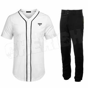 Camiseta de Béisbol y Sóftbol Sublimada Personalizada para Hombre, con Bordado y Parches, Uniforme de Béisbol Transpirable de Talla Grande - Product Image 4