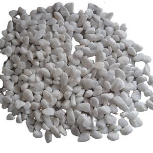 Piedras de guijarro blancas de cristal para acuario, camino, paisajismo - Product Image 1