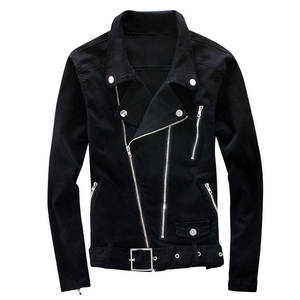 Hommes nouveau hiver 100% coton moto jean protection avant bouton veste imperméable fourrure capuche poche Plus respirant peau de vache - Product Image 3