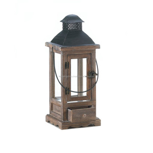 Hot Selling Decorative Metal <b>Lanterns</b> Stainless Steel <b>Candle</b> <b>Lantern</b> Metal and Glass Lamp - Product Image 6
