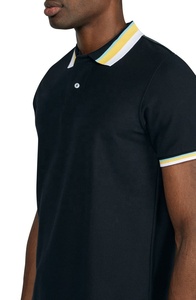 Polo de manga corta para hombre, ropa de calle de Color sólido, informal, a la moda, de Golf, de verano - Product Image 5