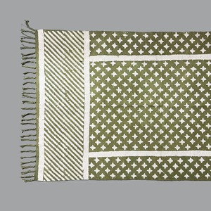 Bloque indio impreso las alfombras de algodón Boho alfombras para sala - Product Image 4