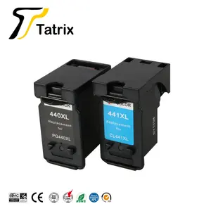 Tatrix PG 440 XL 440XL PG440 CL 441 XL 441XL CL441 Premium Kartrid Tinta Inkjet Warna Diproduksi Ulang untuk Printer Canon