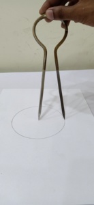 Nautical <b>Divider</b> Proportional 8" Single Drafting <b>Divider</b> Handed Vintage Brass Map <b>Dividers</b> School Decor - Product Image 2