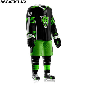 Uniforme de Hockey sobre Hielo de Poliéster 100% de Primera Calidad Personalizado de Alta Calidad, Impresión Digital, Conjuntos Unisex para Adultos - Product Image 3