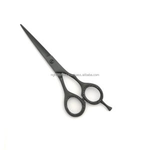 กรรไกรช่างทำผมมืออาชีพจากญี่ปุ่น440C,กรรไกรตัดผมอุปกรณ์ใบมีดโกนคม + กระเป๋ากรรไกรร้านตัดผม - Product Image 1