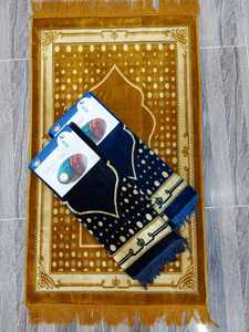 Alfombras y Tapetes de Oración Musulmanes de Diseño Personalizado, Abstractos, para Exteriores y Camping, de Lana/Seda, Antideslizantes, al por Mayor - Product Image 3