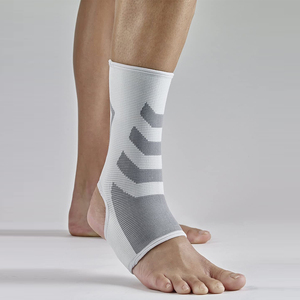 Knitted Colored Ankle Pad With Strap Compression Sleeve Ankle Hot selling compression knee sleeve - Product Image 2