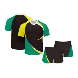 Unisex OEM Sublimation Rugby Kit Shirts Custom Striped Sport Wear for Shirt Uniform Set Anti-Bacterial Quick Dry Rugby Football - Product Image 1