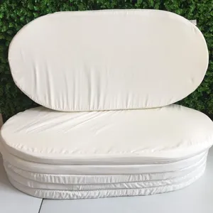 Tapis à langer blanc pour bébé, mousse en PU