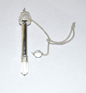 ซื้อลูกตุ้มแท่งคริสตัลทองแดงบำบัดพร้อมโซ่ - Product Image 1