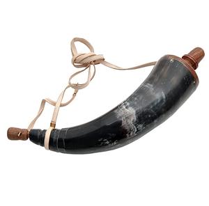 Cuerno Vikingo para Beber con Boquilla de Madera, Diseño Antiguo Medieval, con Colgador, Color Natural del Cuerno - Product Image 2