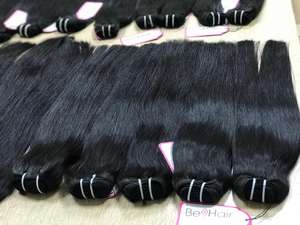 Alta calidad vietnamita doble de la trama de la máquina del pelo humano de Remy de la virgen de la extensión paquetes en precio al por mayor - Product Image 6