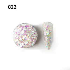 Bán Buôn Số Lượng Lớn Polyester Glass Glitter Opal Trắng Glitter Dung Môi Kháng Pet Số Lượng Lớn