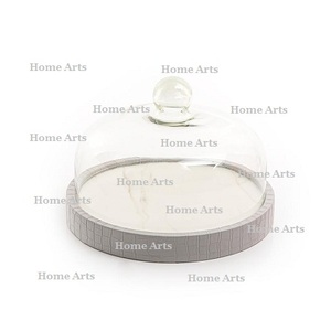 Plateau de service alimentaire en bois au design classique avec couvercle en verre, vaisselle de la meilleure qualité, plateau de service pour chocolats en vrac - Product Image 2