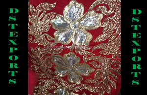 ฉากหลัง Zari แต่งงานสไตล์ปัญจาบ,ฉากหลัง Zari สีสันสดใสสำหรับเวที Mehndi ปัญจาบ - Product Image 4