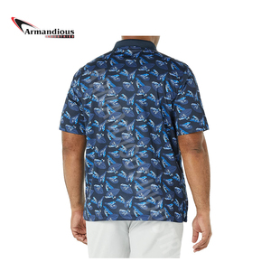 Logotipo personalizado de alta calidad de doble algodón sólido liso Golf Polo camiseta en blanco Polos hombre Camiseta polo 100% algodón - Product Image 6