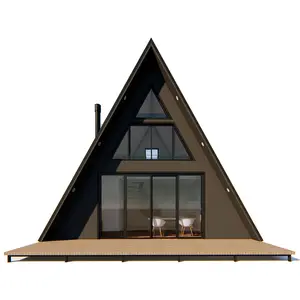 三角形房屋，预制框架房屋套件，度假村