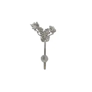 Top Trending Coat Hanging And Clothes Hanging (Double Hook) Vintage Style Silver Plated Metal Wall Hooks At Low Price