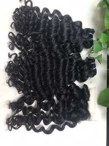 Venta al por mayor de lujo vietnamita virgen Remy extensiones de cabello de alta calidad ondulado cuerpo paquetes y cierres pelucas - Product Image 3