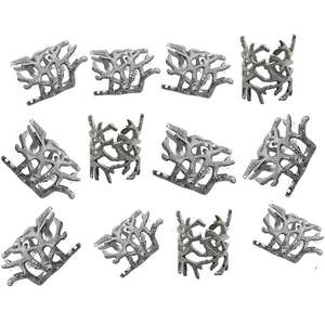 Anillo para Servilletas de Aluminio, Diseño Creativo Hecho a Mano, Clásico, Elegante, Decorativo y Ecológico para Fiestas, en Existencia - Product Image 1