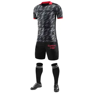 Футболки с сублимационной печатью для команды и игроков, мужская и женская спортивная одежда, униформа для взрослых для игры в футбол