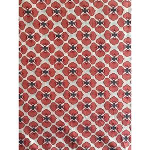 Tela con estampado de bloques a mano de algodón indio, ropa de mujer, costura, cortinas para correr, ropa de dormir, Saris, decoración del hogar, zapatos de punto para bodas - Product Image 2