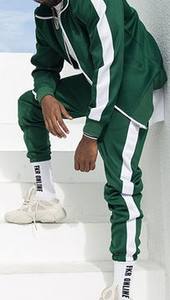 ชุดวอร์มผ้าโพลีเอสเตอร์100% สำหรับผู้ชาย,ชุดวอร์มสำหรับวิ่งออกกำลังกายแบบกำหนดเอง - Product Image 6