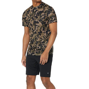 Camiseta ajustada con estilo para hombre, nuevo diseño de alta calidad con estampado personalizado, tejido de punto de moda de manga corta - Product Image 1