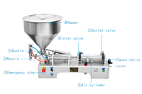 Gel désinfectant pour les mains 100-1000ml, Machine de remplissage horizontale pour savon liquide, détergent, haute qualité