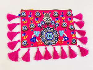 Sac à main brodé à la main de couleur personnalisée de dernière génération avec bandeau pour filles et femmes - Product Image 2