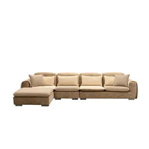 High End modernes Design Stoff Schnitts ofa Luxus möbel Sofa Set Couch