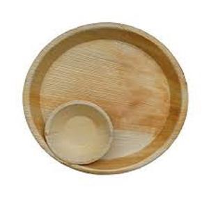 Vajilla desechable puramente natural Premium ecológica Areca hoja de palma platos grabados diseño de plantas para fiestas - Product Image 1