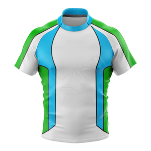 Maillot de Rugby personnalisé 100% Polyester, tissu respirant, impression sublimée - Product Image 1