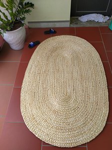 High Quality Natural Round Water Hyacinth <b>Placemat</b> ,Braided Straw <b>Placemats</b> Customized <b>Table</b> Mat Mary - Product Image 5