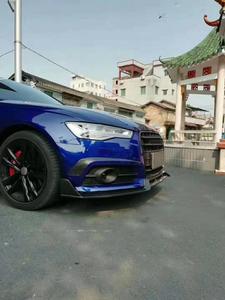 ลิ้นกันชนหน้าคาร์บอนไฟเบอร์สำหรับ Audi S6 <span class=keywords><strong>A6</strong></span> C7 SLINE <span class=keywords><strong>Sedan</strong></span> ปี 2016 - 2019 - Product Image 4