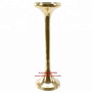 Home Wedding Decoration Unique <b>Candle</b> Holder <b>Tall</b> Silver Plated Metal <b>Pillar</b> <b>Candle</b> Holder for Sale Wholesale Custom Quality - Product Image 2