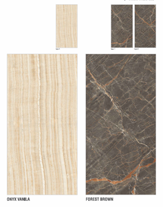 Technologie d'impression numérique basée sur 1200x2400mm Dalle de finition brillante grand format Carreaux de porcelaine pour décoration murale intérieure Cour - Product Image 1