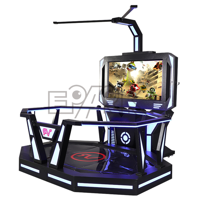 Future Technology Vr Space Walking Platform 9d Vr Simulator Arcade Game Machine for Sale Golden Ford Coin Pusher