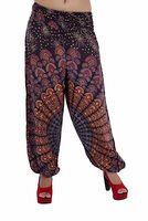 Pantalon noir pour femme, sarouel fin, Mandala, style indien, boa, islamique, boho, aladin, Baggy, gitane, Hippie, Baggy, unisexe, vente en gros